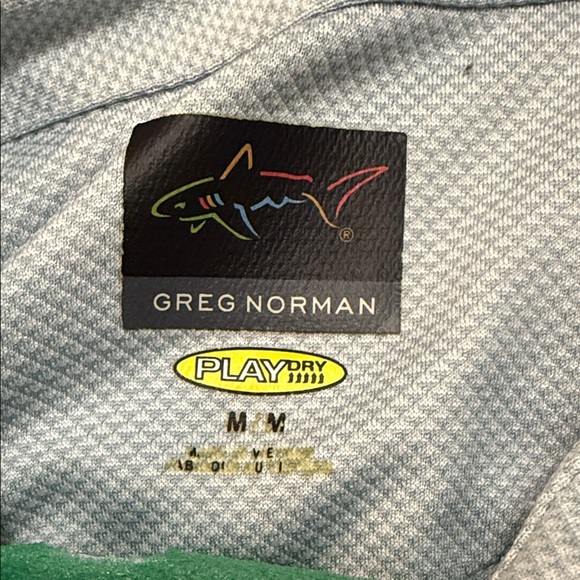 Greg Norman Collection Light Gray Polo Shirt - Picture 2 of 3